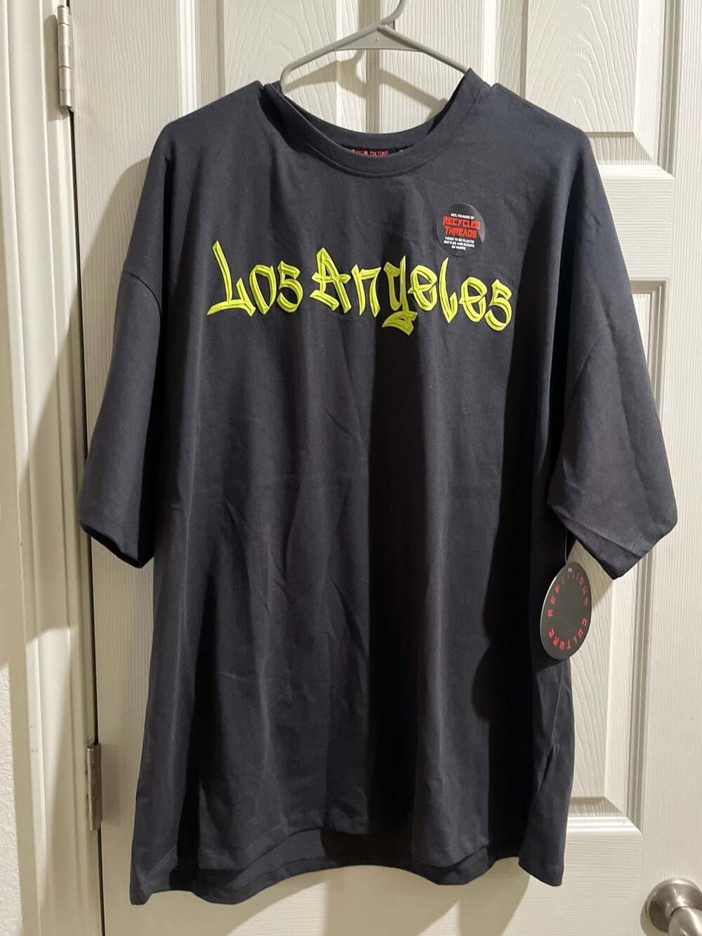 Rebellious Culture Los Angeles Recycled Threads Graphic T-Shirt 2X